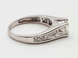 0.43 Cttw Natural Diamonds 14k White Gold Ring Size 5 Do0126osxde