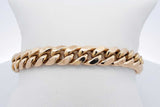10k Yellow Gold Cuban Link Bracelet 22.5 Grams 9 Inch Eb0626llxzdu