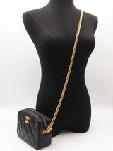 Chanel Coco Crush Camera Case In Black Lambskin Fw0426orzxdu