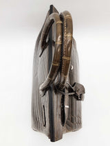 Hermes Birkin 30cm Graphite Gray Crocodile Palladium Handbag Do0925wprxzde