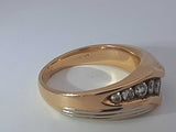0.74 Cttw Diamond 14k Yellow Gold Ring 11 Grams Size 12 Aa0625eozsa