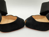 Christian Louboutin Royal Big Dorcet Black Suede Pumps Size Eu 36 Fw1224lxzdu