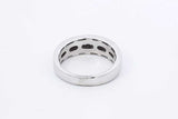 0.49ctw Diamond Ring In 10k White Gold 5.1 Grams Size 10 Eb1125owrdu