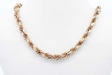 14k Yellow Gold Rope Chain 27.6 Grams 24 Inch Eb1024sxzsa