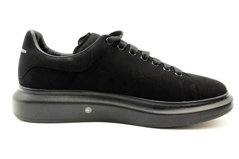 Alexander Mcqueen Oversized Black Suede Sneakers Size 47 Eb0125lorsa