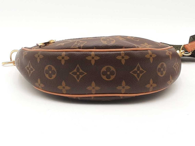 Louis Vuitton Loop Monogram Hobo Brown Handbag Aa0625pxzsa