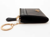 Coach Mini Skinny Brown Signature Coated Canvas Id Case Do0325orde
