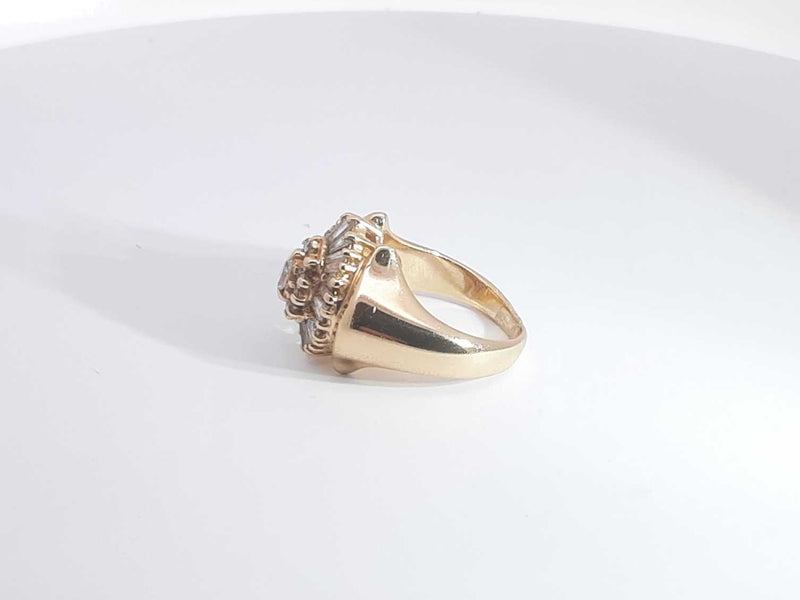 .51ctw Diamonds 14k Yellow Gold 8.5 Grams Ring Size 5 Sd0325pzrsa