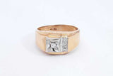 Approx. 0.06ctw Diamond Ring In 10k Yellow Gold 4.2 Grams Size 7.5 Eb0924exsa