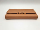 Michael Kors Florance Large Brown Pebbled Leather Billfold Wallet Do0424wrde