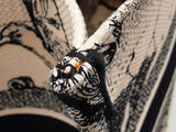 Christian Dior Zodiac Toile De Jouy Embroidered Book Tote Bag Eb0826sxzsa
