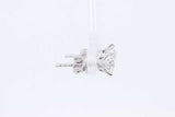 Approx. 2ctw Diamond Stud Earrings In 14k White Gold 2.1 Grams Eb0724orxzsa