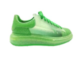 Alexander Mcqueen 718267 Green Glitter Shoes Size 9 Gs1025rzmia