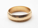 14k Yellow Gold 6.8g Band Ring Size 9.75 Do1024lrxde