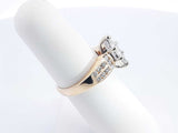 0.73 Cttw Diamond & 14k Yellow Gold Engagement Ring 5 Gram Size 5.75 Fw0426wrxdu