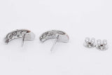 0.24cttw Diamond Stud Earrings In 14k White Gold 4.6 Grams Eb0526wxzsa