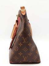 Louis Vuitton Monogram V Tote Mm In Monogram Canvas & Red Leather Fw0626loxzdu