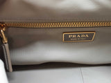 Prada Shearling Ecru Shoulder Bag Eb0526loxzde