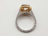 4.59 Cttw Lab Grown & Natural Diamonds Plat 18k Yg Ring Size 6 Do0625lpirde