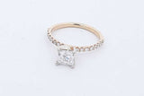 0.91cttw Diamond Ring In 14k Yellow Gold 2.2 Grams Size 5.75 Eb0826lxxzde