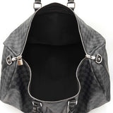 Louis Vuitton Keepall Bandoulière 55 In Damier Graphite Coated Canvas Fw0726lxzxdu