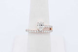1.0cttw Lab Grown Diamond Ring In 14k Yellow Gold 3.7 Grams Size 7 Eb0726ixzde