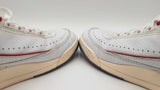 Nike Air Jordan 2/3 "White Varsity Red" Sneakers Size 10 Fw0126wzdu