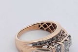 1.26cttw Diamond 10k Yellow Gold Ring 4.3 Grams Size 5.25 Eb0526rxzsa