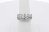 1.64cttw Diamond Ring In 18k White Gold 12.8 Grams Size 6 Eb0626loxzsa