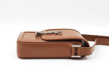 Yves Saint Laurent Mini Solferino Satchel In Brown Leather Fw0925exzdu