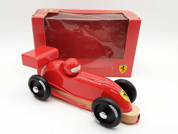 Ferrari Red Wooden Racecar Collectible Do1125oxde