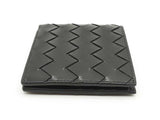 Bottega Veneta Intrecciato Black Leather Bifold Wallet Sd0626ollde