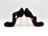 Christian Louboutin Royal Big Dorcet Black Suede Pumps Size Eu 36 Fw1224lxzdu