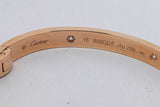 Cartier 18k Yellow Gold Diamond Love Bracelet 27.8 Grams Size 15 Eb0826cxxzsa