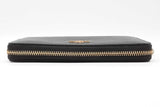 Coach Zip Around Continental Black Wallet Sd0926ozdu