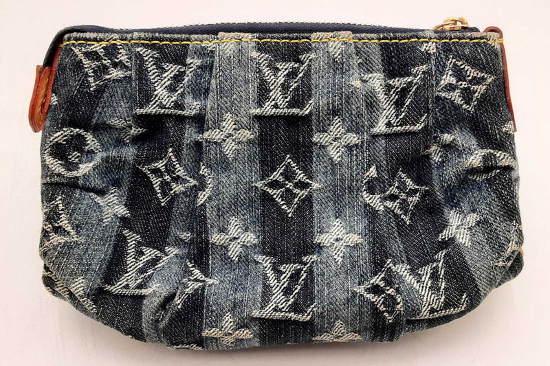 Louis Vuitton Monogram Denim Raye Cosmetic Pouch Eb1024wxzsa