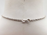 Approx 1.1 Ctw Diamond 18k White Gold 7.9g Heart Pendant Chain 14 In Do1024ixzde