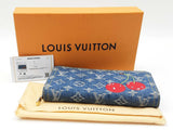 Louis Vuitton X Takashi Murakami Cherry Zip Denim Wallet Sd0726crzdu