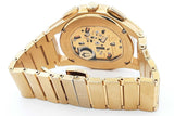 Bulova Curv 44mm Quartz Chronograph Gold Tone Stainless Steel Watch Eb0225lrxsa