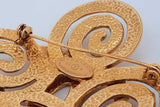 Chanel Cc Swirl Cluster Brooch Eb0726exzde