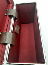 Gucci Supreme Monogram Globe-trotter Bamboo Top Handle Vanity Case Aa0325loxzsa