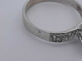 1.0ctw Center Round Diamond Ring 14k White Gold 2.5 Grams Size 6.5 Eb0325lcxzsa