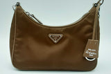 Prada Brown Nylon Re Edition 2005 Shoulder Bag Eb0524prxdu