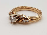 0.35 Cttw Diamonds 14k Yellow Gold 3.7g Ring Size 6 Do0524lrsde