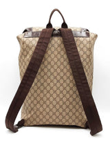 Gucci Large Interlocking G Backpack In Gg Supreme Coated Canvas Fw0126wxzdu