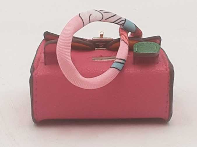 Mini Bag Charm Animated Pink Aa0825csa
