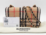 Burberry Mini Lola Crossbody Bag In Vintage Check Bouclé Tweed  Fw1125irzdu