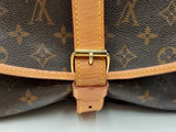Louis Vuitton Saumur 35 Messenger Bag In Lv Monogram Coated Canvas Fw0125irxdu