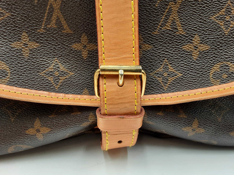 Louis Vuitton Saumur 35 Messenger Bag In Lv Monogram Coated Canvas Fw0125irxdu