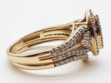 1.14 Cttw Lab Grown Diamonds 10k Yg 4.7g 2 Ring Set Size 5.75 Do1125oxzde